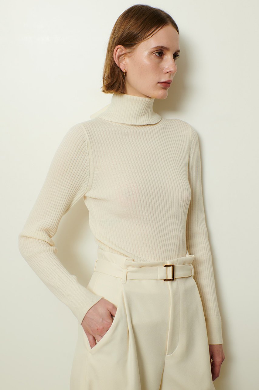 【アルアバイル/allureville】の2WAY NCリブタートル 人気、トレンドファッション・服の通販 founy(ファニー) 　ファッション　Fashion　レディースファッション　Fashion for Women　トップス・カットソー　Cut & Sew Tops　ニット　Knit Tops & Sweaters　カジュアルプルオーバー・ニットトップス　Pullovers & Knit Tops / Casual Pullovers　スキッパー　Skipper, Open Collar　エレガント 上品　Elegant　冬　Winter / This Winter　定番　Standard, Basic Item　新作・新入荷　New Arrivals / New In　other-6|ID: prp329100004727533 ipo3291000000034154089