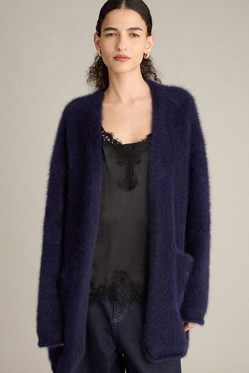 【ブリル/BRILL】のFOXカシミヤカーディガン 人気、トレンドファッション・服の通販 founy(ファニー) 　ファッション　Fashion　レディースファッション　Fashion for Women　トップス・カットソー　Cut & Sew Tops　ニット　Knit Tops & Sweaters　カーディガン・羽織り　Layered Style Cardigans　おすすめ　Recommended / Our Picks　カーディガン　Cardigan, Knitwear　バランス　Balance, Style Balance　フォックス　Fox, Fox Fur　ボトム　Bottoms, Lower Wear　ミドル　Middle Length, Mid Height　リュクス　Luxury, Elegant, High-End, Chic　冬　Winter / This Winter　新作・新入荷　New Arrivals / New In　羽織　Haori, Light Jacket　other-2|ID: prp329100004727537 ipo3291000000034154120