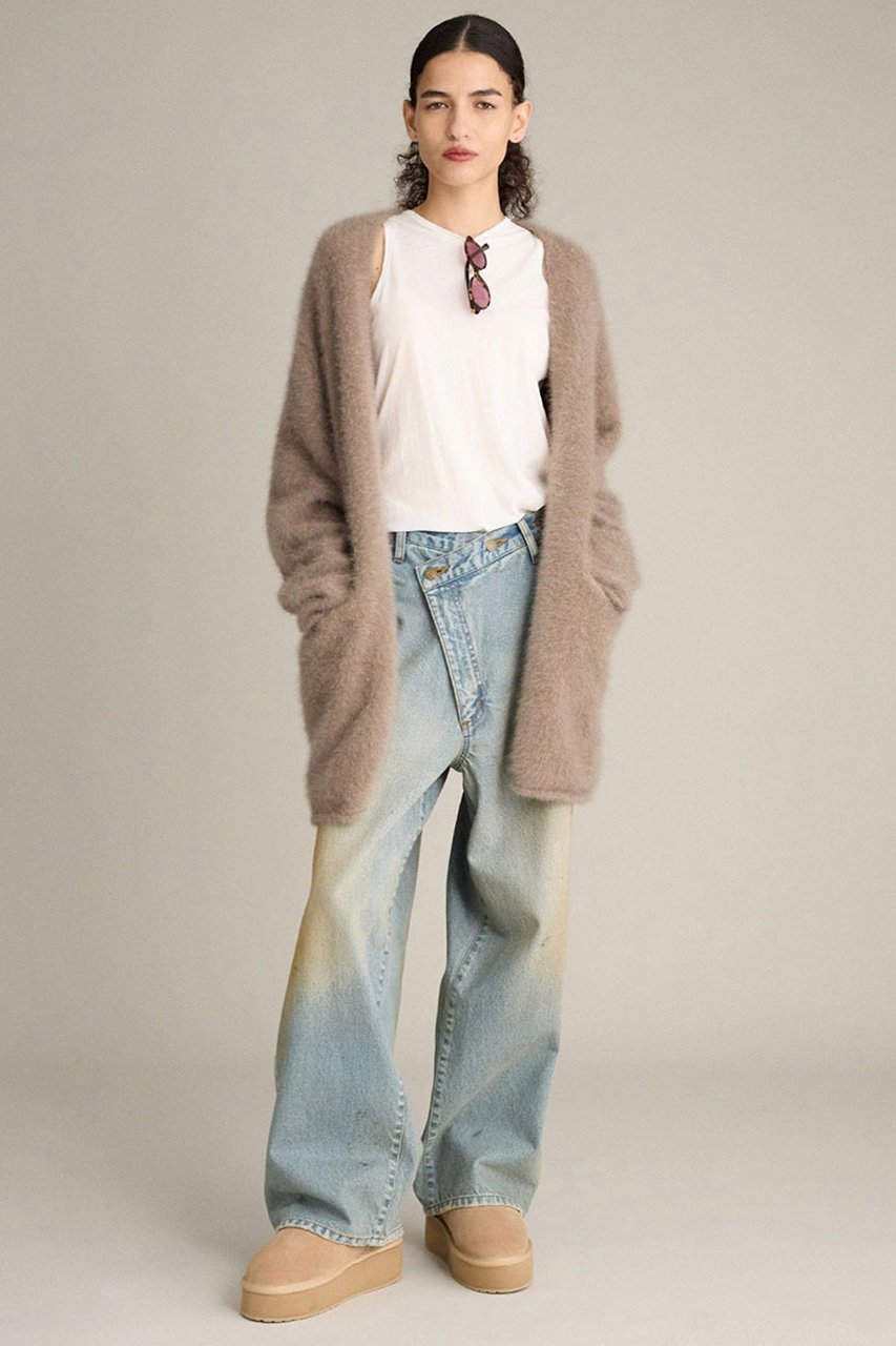 【ブリル/BRILL】のFOXカシミヤカーディガン 人気、トレンドファッション・服の通販 founy(ファニー) 　ファッション　Fashion　レディースファッション　Fashion for Women　トップス・カットソー　Cut & Sew Tops　ニット　Knit Tops & Sweaters　カーディガン・羽織り　Layered Style Cardigans　おすすめ　Recommended / Our Picks　カーディガン　Cardigan, Knitwear　バランス　Balance, Style Balance　フォックス　Fox, Fox Fur　ボトム　Bottoms, Lower Wear　ミドル　Middle Length, Mid Height　リュクス　Luxury, Elegant, High-End, Chic　冬　Winter / This Winter　羽織　Haori, Light Jacket　other-6|ID: prp329100004727537 ipo3291000000036056132