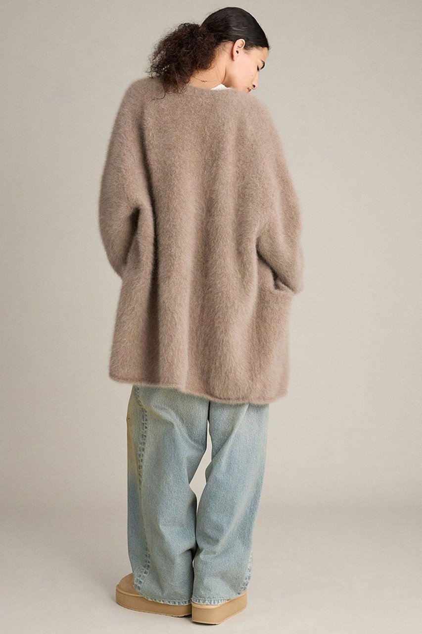 【ブリル/BRILL】のFOXカシミヤカーディガン 人気、トレンドファッション・服の通販 founy(ファニー) 　ファッション　Fashion　レディースファッション　Fashion for Women　トップス・カットソー　Cut & Sew Tops　ニット　Knit Tops & Sweaters　カーディガン・羽織り　Layered Style Cardigans　おすすめ　Recommended / Our Picks　カーディガン　Cardigan, Knitwear　バランス　Balance, Style Balance　フォックス　Fox, Fox Fur　ボトム　Bottoms, Lower Wear　ミドル　Middle Length, Mid Height　リュクス　Luxury, Elegant, High-End, Chic　冬　Winter / This Winter　羽織　Haori, Light Jacket　other-8|ID: prp329100004727537 ipo3291000000036056134