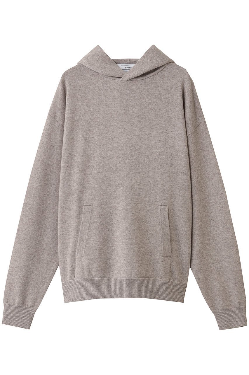 【ルームエイト/Room no.8】のカシミヤ フーディ トップス インテリア・キッズ・メンズ・レディースファッション・服の通販 founy(ファニー) 　ファッション　Fashion　レディースファッション　Fashion for Women　トップス・カットソー　Cut & Sew Tops　シャツ・ブラウス・オフィスカジュアル　Elegant Blouses & Button-Ups　レディースパーカー・カジュアルフーディー　Casual Hoodies & Sweatshirts　ロングTシャツ・Tシャツ　Longline T-Shirts & Tees　スウェット・クルーネックトップス　Sweatshirts & Crewnecks / Relaxed Fit Sweat Tops　カットソー・ベーシックTシャツ　Cut-and-Sewn Tops / Stretch Tees & Basics　リラックス　Relax, Relaxed Fit　定番　Standard, Basic Item　新作・新入荷　New Arrivals / New In　ベージュ|ID: prp329100004727540 ipo3291000000034154143