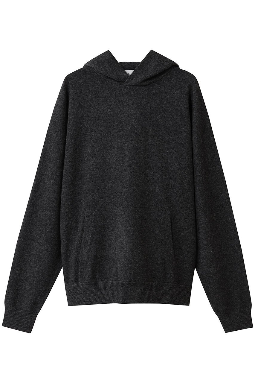 【ルームエイト/Room no.8】のカシミヤ フーディ トップス インテリア・キッズ・メンズ・レディースファッション・服の通販 founy(ファニー) 　ファッション　Fashion　レディースファッション　Fashion for Women　トップス・カットソー　Cut & Sew Tops　シャツ・ブラウス・オフィスカジュアル　Elegant Blouses & Button-Ups　レディースパーカー・カジュアルフーディー　Casual Hoodies & Sweatshirts　ロングTシャツ・Tシャツ　Longline T-Shirts & Tees　スウェット・クルーネックトップス　Sweatshirts & Crewnecks / Relaxed Fit Sweat Tops　カットソー・ベーシックTシャツ　Cut-and-Sewn Tops / Stretch Tees & Basics　リラックス　Relax, Relaxed Fit　定番　Standard, Basic Item　新作・新入荷　New Arrivals / New In　チャコールグレー|ID: prp329100004727540 ipo3291000000034154144