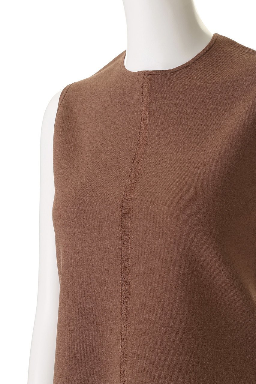 【ルームエイト/Room no.8】のニードル ノースリーブ トップス 人気、トレンドファッション・服の通販 founy(ファニー) 　ファッション　Fashion　レディースファッション　Fashion for Women　トップス・カットソー　Cut & Sew Tops　キャミソール&ノースリーブ　Camisoles & Sleeveless Tops　シャツ・ブラウス・オフィスカジュアル　Elegant Blouses & Button-Ups　ロングTシャツ・Tシャツ　Longline T-Shirts & Tees　カットソー・ベーシックTシャツ　Cut-and-Sewn Tops / Stretch Tees & Basics　インナー　Innerwear　カーディガン　Cardigan, Knitwear　キャミソール　Camisole, Spaghetti Strap Top　ジャケット　Jacket, Outerwear　タンク　Tank Top, Sleeveless Top　ノースリーブ　Sleeveless, No-Sleeve　ファブリック　Fabric, Textile　マニッシュ　Mannish, Boyish　ロング　Long, Long-Length　エレガント 上品　Elegant　定番　Standard, Basic Item　新作・新入荷　New Arrivals / New In　other-5|ID: prp329100004727542 ipo3291000000034154163