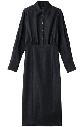 【ルームエイト/Room no.8】のサテン デニム シャツ ドレス 人気、トレンドファッション・服の通販 founy(ファニー) ファッション Fashion レディースファッション Fashion for Women ワンピース Dresses フォーマル・パーティードレス・結婚式用ドレス Elegant & Casual Dresses チュニック Tunic Tops & Dresses サテン Satin, Glossy Fabric チュニック Tunic, Long Top デニム Denim, Jeans Material ドレス Dress, One-Piece フェミニン Feminine, Girly ロング Long, Long-Length 新作・新入荷 New Arrivals / New In |ID:prp329100004727544
