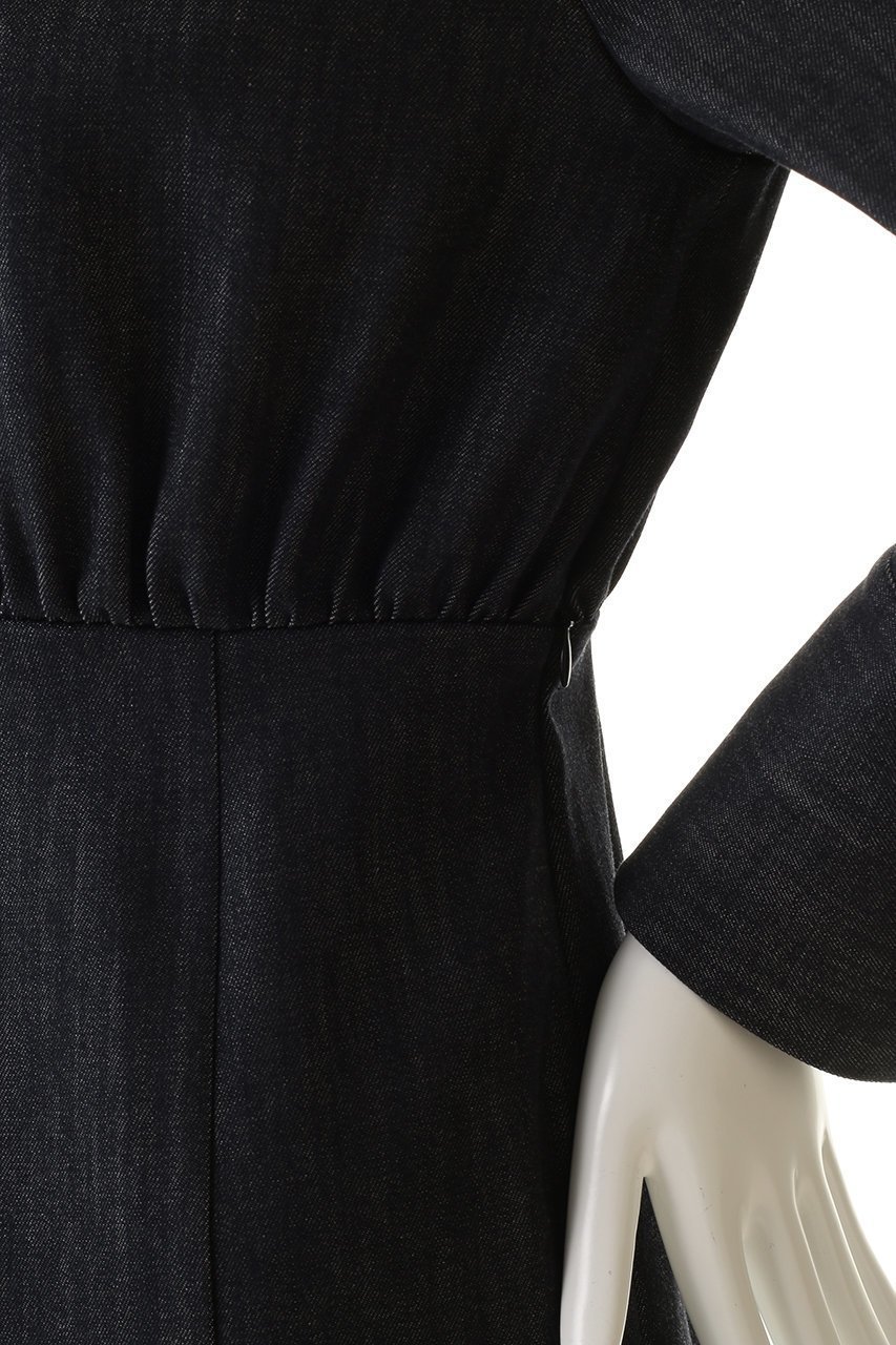 【ルームエイト/Room no.8】のサテン デニム シャツ ドレス 人気、トレンドファッション・服の通販 founy(ファニー) 　ファッション　Fashion　レディースファッション　Fashion for Women　ワンピース　Dresses　フォーマル・パーティードレス・結婚式用ドレス　Elegant & Casual Dresses　チュニック　Tunic Tops & Dresses　サテン　Satin, Glossy Fabric　チュニック　Tunic, Long Top　デニム　Denim, Jeans Material　ドレス　Dress, One-Piece　フェミニン　Feminine, Girly　ロング　Long, Long-Length　再入荷　Restock / Back in Stock　other-6|ID: prp329100004727544 ipo3291000000036692567