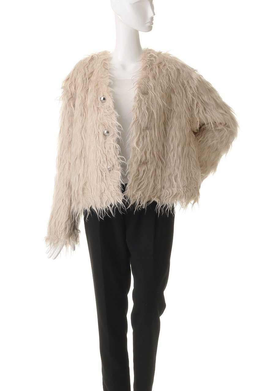 【バウト/BOWTE】のSURI ALPACA SHORT FAUX FUR COAT/フェイクファーコート 人気、トレンドファッション・服の通販 founy(ファニー) 　ファッション　Fashion　レディースファッション　Fashion for Women　アウター　Coat / Outerwear Collection　コート・ロングコート・ピーコート　Long Coats, Peacoats & More　ショート　Short, Short Length　スリーブ　Sleeve, Long Sleeve / Short Sleeve　ヌーディ　Nude, Nude Tone　フェイクファー　Faux Fur, Imitation Fur　ロング　Long, Long-Length　A/W・秋冬　Autumn/Winter　other-7|ID: prp329100004727547 ipo3291000000036041360