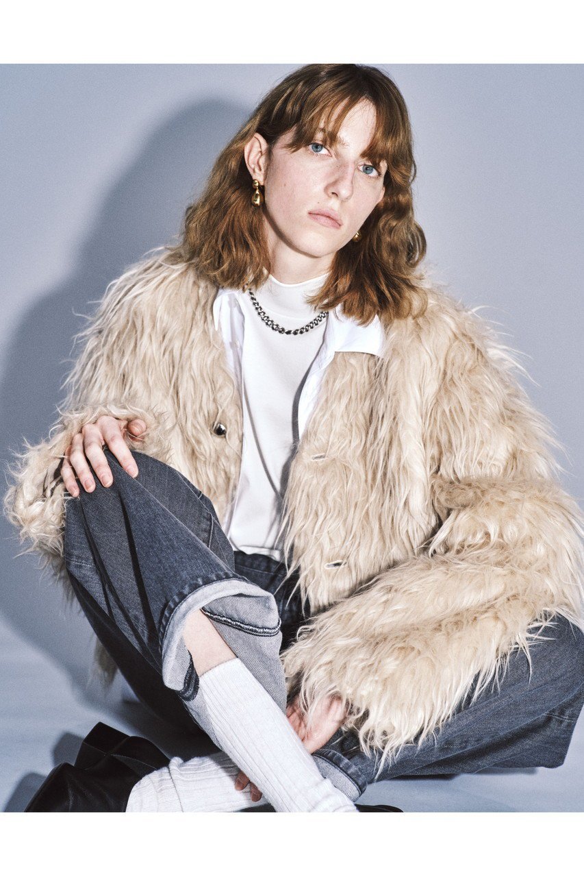 【バウト/BOWTE】のSURI ALPACA SHORT FAUX FUR COAT/フェイクファーコート 人気、トレンドファッション・服の通販 founy(ファニー) 　ファッション　Fashion　レディースファッション　Fashion for Women　アウター　Coat / Outerwear Collection　コート・ロングコート・ピーコート　Long Coats, Peacoats & More　ショート　Short, Short Length　スリーブ　Sleeve, Long Sleeve / Short Sleeve　ヌーディ　Nude, Nude Tone　フェイクファー　Faux Fur, Imitation Fur　ロング　Long, Long-Length　A/W・秋冬　Autumn/Winter　other-8|ID: prp329100004727547 ipo3291000000036041363