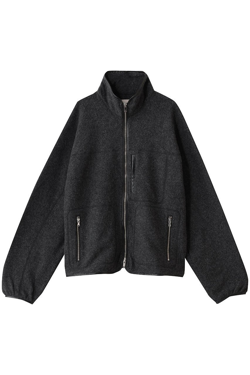 【ヨーク/YOKE / MEN】の【MEN】ウール フリース ジップ ブルゾン 人気、トレンドファッション・服の通販 founy(ファニー) 　ファッション　Fashion　メンズファッション　Fashion for Men　シャーリング　Shirring, Ruched　シルク　Silk, 100% Silk　ジップ　Zip, Zipper　ジャケット　Jacket, Outerwear　フロント　Front, Front Design　ブルゾン　Blouson, Bomber Jacket　ポケット　Pocket, Pocket Detail　ループ　Loop, Loop Knit　新作・新入荷　New Arrivals / New In　 other-1|ID: prp329100004727557 ipo3291000000034154300