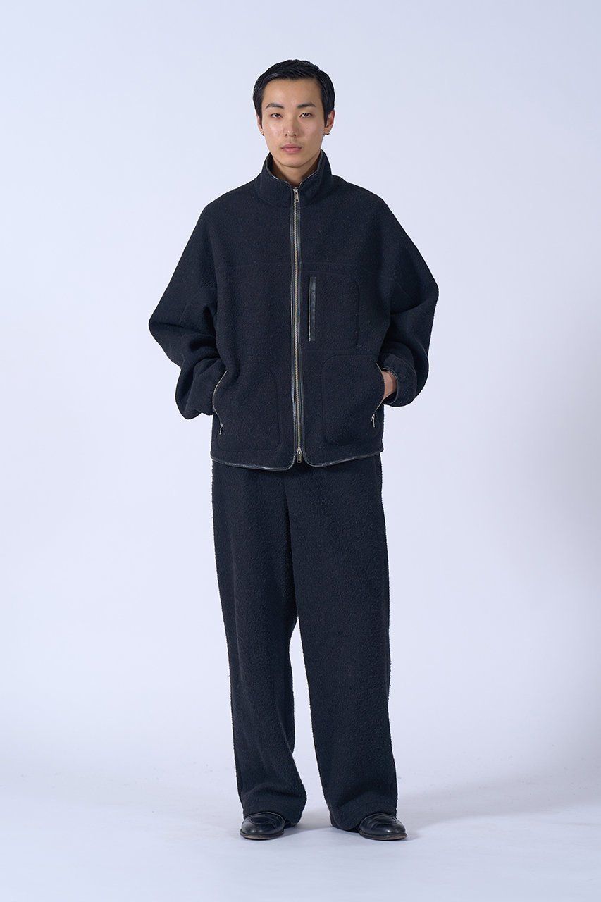 【ヨーク/YOKE / MEN】の【MEN】ウール フリース ジップ ブルゾン 人気、トレンドファッション・服の通販 founy(ファニー) 　ファッション　Fashion　メンズファッション　Fashion for Men　シャーリング　Shirring, Ruched　シルク　Silk, 100% Silk　ジップ　Zip, Zipper　ジャケット　Jacket, Outerwear　フロント　Front, Front Design　ブルゾン　Blouson, Bomber Jacket　ポケット　Pocket, Pocket Detail　ループ　Loop, Loop Knit　新作・新入荷　New Arrivals / New In　other-8|ID: prp329100004727557 ipo3291000000034154309
