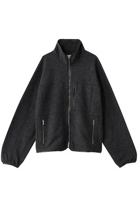 【ヨーク/YOKE】の【UNISEX】ウール フリース ジップ ブルゾン 人気、トレンドファッション・服の通販 founy(ファニー) ファッション Fashion レディースファッション Fashion for Women アウター Coat / Outerwear Collection レディースジャケット・軽アウター Jackets ブルゾンジャケット・スポーティアウター Blouson Jackets ユニセックス Unisex, Genderless シャーリング Shirring, Ruched シルク Silk, 100% Silk ジップ Zip, Zipper ジャケット Jacket, Outerwear フロント Front, Front Design ブルゾン Blouson, Bomber Jacket ポケット Pocket, Pocket Detail ループ Loop, Loop Knit |ID:prp329100004727557