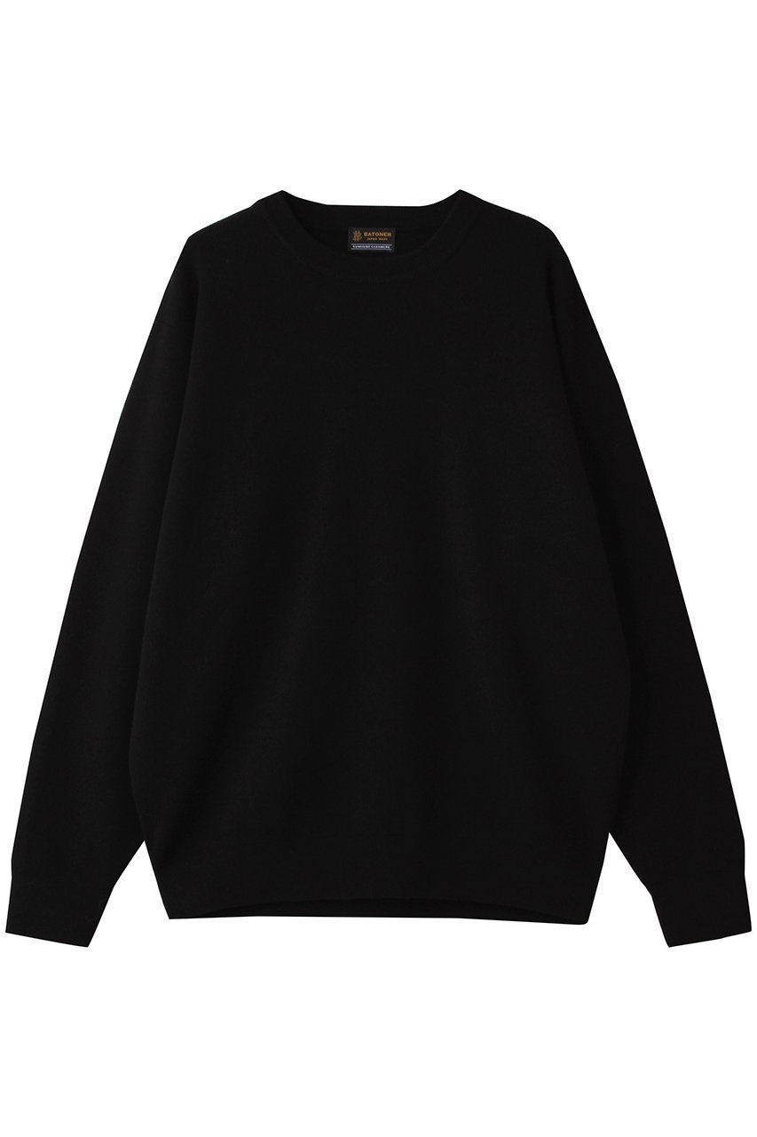 【バトナー/BATONER / MEN】の【MEN】サンシャイン カシミヤ クルー ネック インテリア・キッズ・メンズ・レディースファッション・服の通販 founy(ファニー) 　ファッション　Fashion　メンズファッション　Fashion for Men　トップス・カットソー　Cut & Sew Tops　ニット・セーター / 定番トップス　Knit Tops & Sweaters　スタンダード　Standard, Basic　定番　Standard, Basic Item　新作・新入荷　New Arrivals / New In　ブラック|ID: prp329100004727560 ipo3291000000034154331