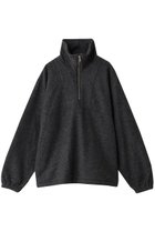 【ヨーク/YOKE】の【UNISEX】ウール フリース ハーフ ジップ プルオーバー チャコール|ID: prp329100004727561 ipo3291000000035870818