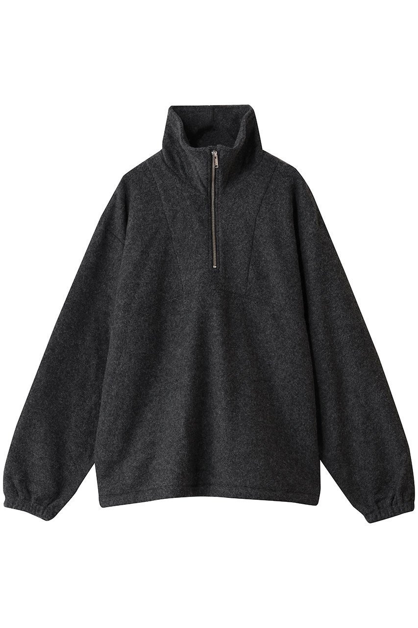 【ヨーク/YOKE】の【UNISEX】ウール フリース ハーフ ジップ プルオーバー インテリア・キッズ・メンズ・レディースファッション・服の通販 founy(ファニー) ファッション Fashion レディースファッション Fashion for Women トップス・カットソー Cut & Sew Tops ニット Knit Tops & Sweaters カジュアルプルオーバー・ニットトップス Pullovers & Knit Tops / Casual Pullovers ユニセックス Unisex, Genderless ジップ Zip, Zipper スポーティ Sporty, Casual Athletic ハーフ Half, Half-Length フロント Front, Front Design 定番 Standard, Basic Item 軽量 Lightweight, Ultra Light チャコール|ID: prp329100004727561 ipo3291000000035870818