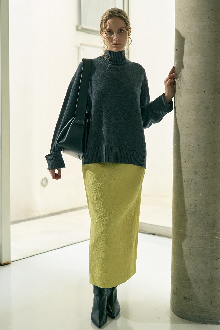 【デザイン ワークス/DESIGN WORKS】のカシミヤ混バックダブルスリットモックネックプルオーバー 人気、トレンドファッション・服の通販 founy(ファニー) 　ファッション　Fashion　レディースファッション　Fashion for Women　トップス・カットソー　Cut & Sew Tops　ニット　Knit Tops & Sweaters　カジュアルプルオーバー・ニットトップス　Pullovers & Knit Tops / Casual Pullovers　なめらか　Smooth, Silky Texture　スリット　Slit, Slit Detail　ダブル　Double, Double-Breasted　ボトム　Bottoms, Lower Wear　モダン　Modern, Contemporary　モックネック　Mock Neck, Short Turtleneck　ラベンダー　Lavender　新作・新入荷　New Arrivals / New In　other-4|ID: prp329100004727562 ipo3291000000034154353