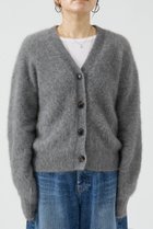 【デザイン ワークス/DESIGN WORKS】のフォックスカシミヤショートカーディガン グレー|ID:prp329100004727563
