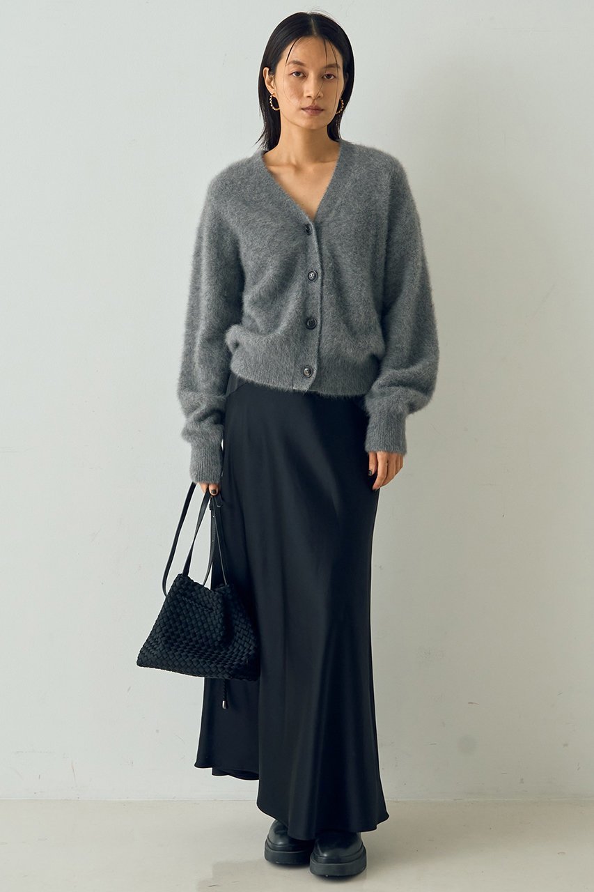 【デザイン ワークス/DESIGN WORKS】のフォックスカシミヤショートカーディガン 人気、トレンドファッション・服の通販 founy(ファニー) 　ファッション　Fashion　レディースファッション　Fashion for Women　トップス・カットソー　Cut & Sew Tops　ニット　Knit Tops & Sweaters　カーディガン・羽織り　Layered Style Cardigans　おすすめ　Recommended / Our Picks　カーディガン　Cardigan, Knitwear　コンパクト　Compact, Small Size　ショート　Short, Short Length　バランス　Balance, Style Balance　フォックス　Fox, Fox Fur　other-8|ID: prp329100004727563 ipo3291000000036041448