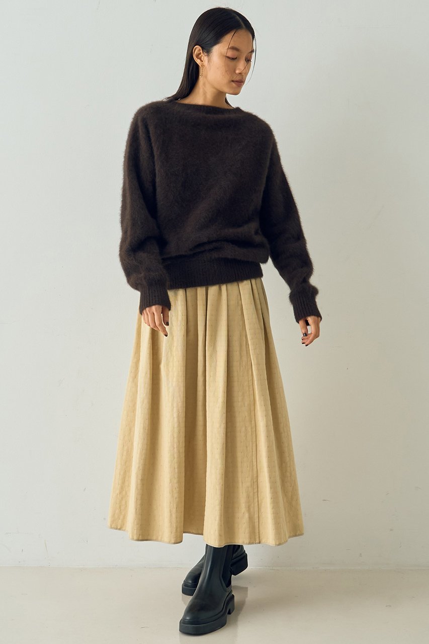 【デザイン ワークス/DESIGN WORKS】のフォックスカシミヤガンジーネックプルオーバー 人気、トレンドファッション・服の通販 founy(ファニー) 　ファッション　Fashion　レディースファッション　Fashion for Women　トップス・カットソー　Cut & Sew Tops　ニット　Knit Tops & Sweaters　カジュアルプルオーバー・ニットトップス　Pullovers & Knit Tops / Casual Pullovers　インナー　Innerwear　シンプル　Simple, Minimal　スラックス　Slacks, Dress Pants　デニム　Denim, Jeans Material　フォックス　Fox, Fox Fur　リラックス　Relax, Relaxed Fit　エレガント 上品　Elegant　新作・新入荷　New Arrivals / New In　other-2|ID: prp329100004727564 ipo3291000000034154367