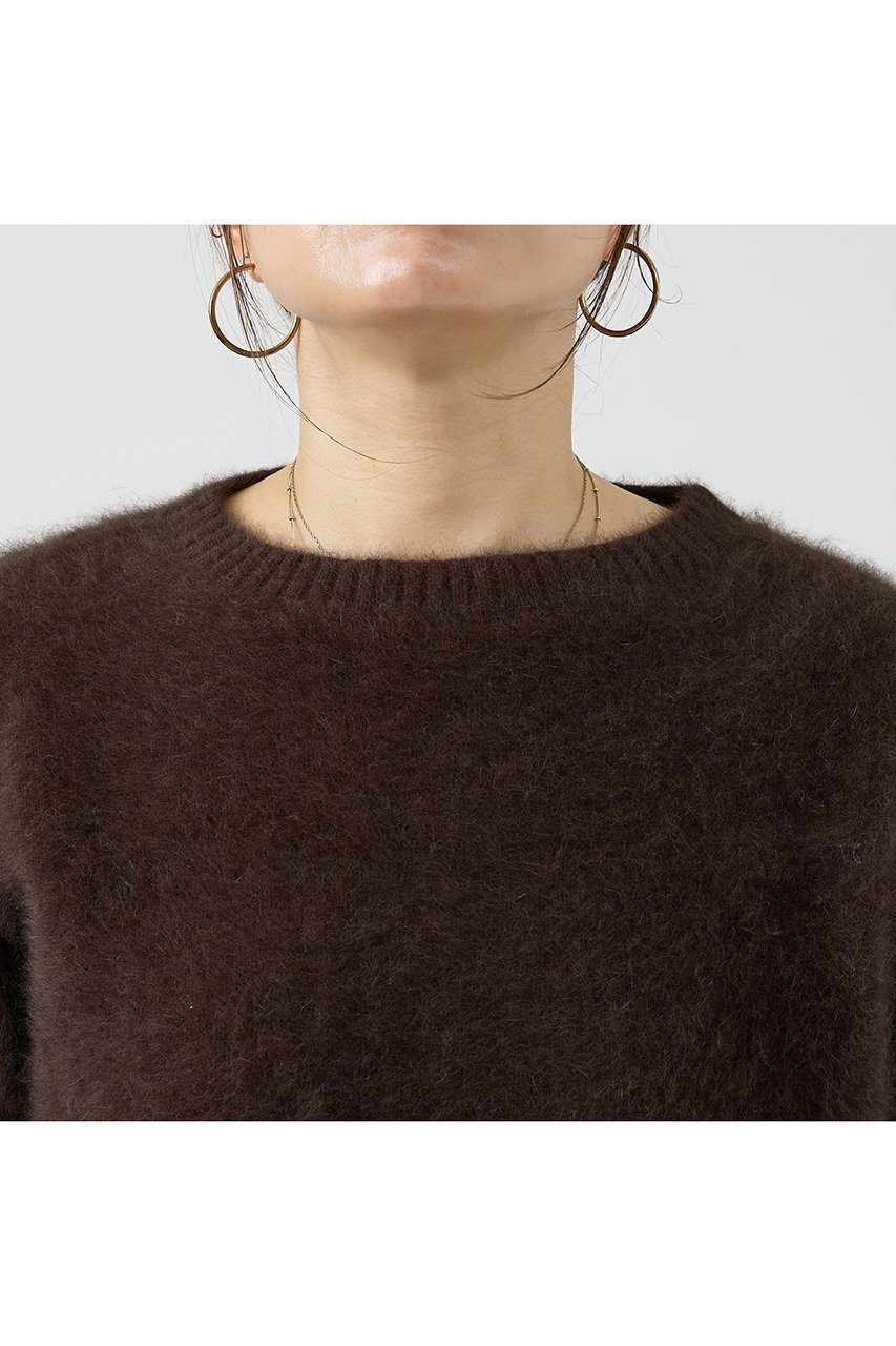 【デザイン ワークス/DESIGN WORKS】のフォックスカシミヤガンジーネックプルオーバー 人気、トレンドファッション・服の通販 founy(ファニー) 　ファッション　Fashion　レディースファッション　Fashion for Women　トップス・カットソー　Cut & Sew Tops　ニット　Knit Tops & Sweaters　カジュアルプルオーバー・ニットトップス　Pullovers & Knit Tops / Casual Pullovers　インナー　Innerwear　シンプル　Simple, Minimal　スラックス　Slacks, Dress Pants　デニム　Denim, Jeans Material　フォックス　Fox, Fox Fur　リラックス　Relax, Relaxed Fit　エレガント 上品　Elegant　新作・新入荷　New Arrivals / New In　other-5|ID: prp329100004727564 ipo3291000000034154370