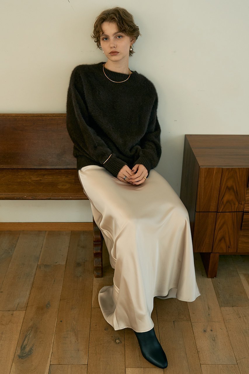 【デザイン ワークス/DESIGN WORKS】のフォックスカシミヤガンジーネックプルオーバー 人気、トレンドファッション・服の通販 founy(ファニー) 　ファッション　Fashion　レディースファッション　Fashion for Women　トップス・カットソー　Cut & Sew Tops　ニット　Knit Tops & Sweaters　カジュアルプルオーバー・ニットトップス　Pullovers & Knit Tops / Casual Pullovers　インナー　Innerwear　シンプル　Simple, Minimal　スラックス　Slacks, Dress Pants　デニム　Denim, Jeans Material　フォックス　Fox, Fox Fur　リラックス　Relax, Relaxed Fit　エレガント 上品　Elegant　新作・新入荷　New Arrivals / New In　other-6|ID: prp329100004727564 ipo3291000000034154371