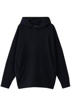 【エブール/ebure】のニュアンスニッティングカシミア フーデットプルオーバー ネイビー|ID:prp329100004729533