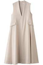 【エブール/ebure】の【10/17 0:00販売開始】スパングルウールストライプ 深Vネックワンピース アイボリー|ID: prp329100004729534 ipo3291000000034166636