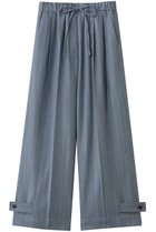 【エブール/ebure】の【10/17 0:00販売開始】スパングルウールストライプ イージーワイドパンツ ブルー|ID: prp329100004729535 ipo3291000000034166645