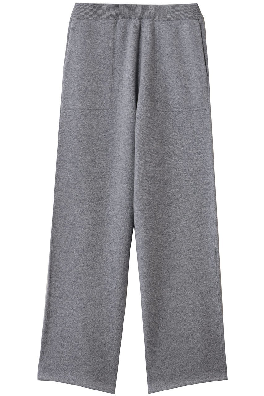 【エブール/ebure】の【10/17 0:00販売開始】ニュアンスニッティングカシミア ストレートニットパンツ インテリア・キッズ・メンズ・レディースファッション・服の通販 founy(ファニー) 　ファッション　Fashion　レディースファッション　Fashion for Women　パンツ　Pants & Trousers　おすすめ　Recommended / Our Picks　ストレート　Straight, Straight Cut　フィット　Fit, Slim Fit　ポケット　Pocket, Pocket Detail　ルーズ　Loose, Oversized　エレガント 上品　Elegant　トップグレー|ID: prp329100004729538 ipo3291000000034166679
