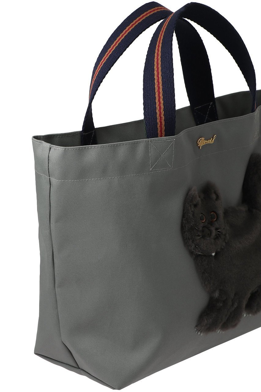 【ミュベール/MUVEIL】の【ELLE SHOP 限定】アニマルトートバッグ 人気、トレンドファッション・服の通販 founy(ファニー) 　ファッション　Fashion　レディースファッション　Fashion for Women　バッグ　Bags　アイビー　Ivy Pattern　クラシカル　Classical, Vintage-Inspired　チャーム　Charm, Pendant　ネコ　Cat, Feline Motif　パール　Pearl, Pearl Accent　フレンチ　French, French Style　プレート　Plate, Dish　エレガント 上品　Elegant　軽量　Lightweight, Ultra Light　雑誌　Magazine, Fashion Magazine　other-5|ID: prp329100004729539 ipo3291000000036066716