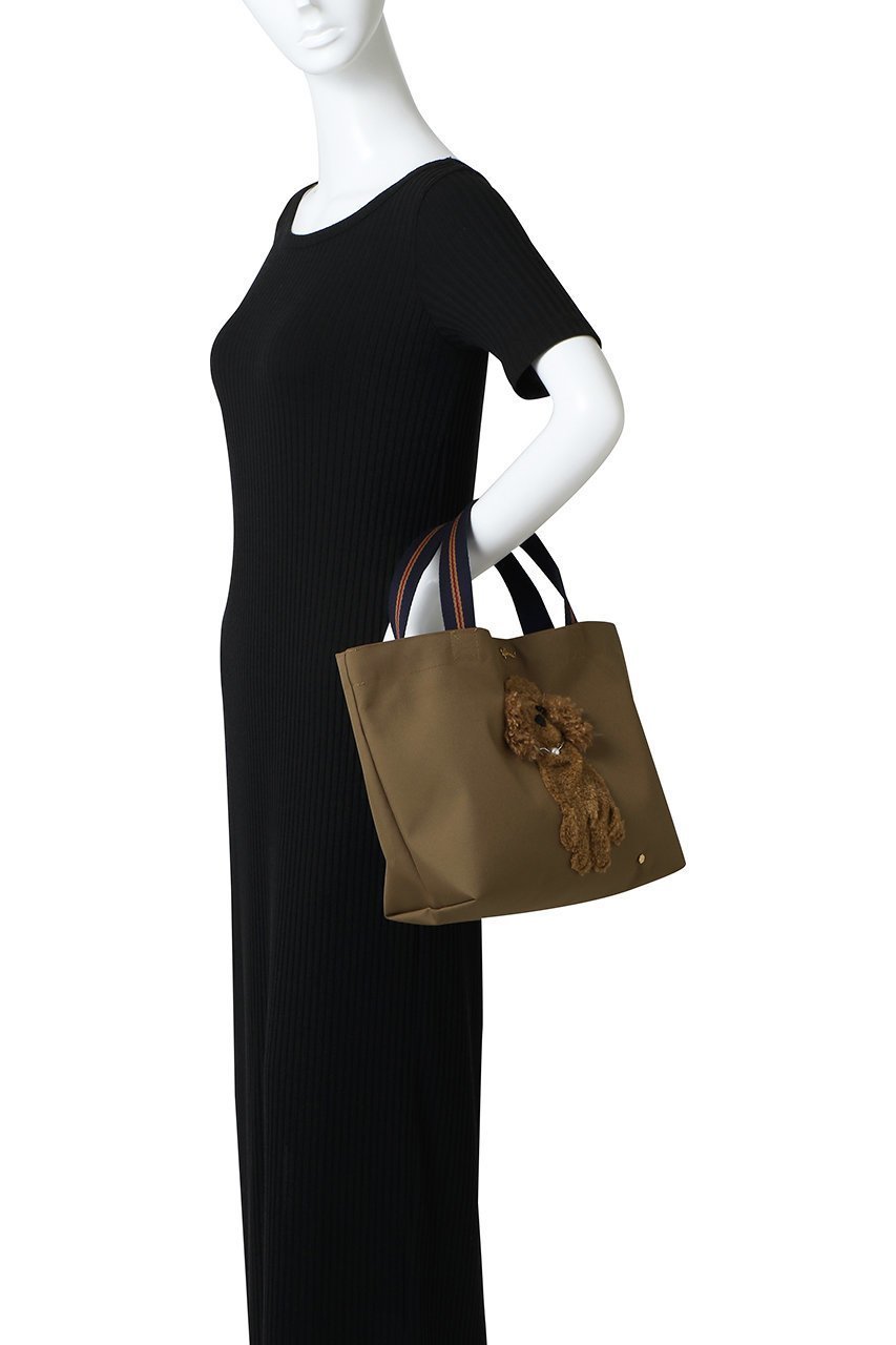 【ミュベール/MUVEIL】の【ELLE SHOP 限定】アニマルトートバッグ 人気、トレンドファッション・服の通販 founy(ファニー) 　ファッション　Fashion　レディースファッション　Fashion for Women　バッグ　Bags　アイビー　Ivy Pattern　春　Spring　クラシカル　Classical, Vintage-Inspired　軽量　Lightweight, Ultra Light　雑誌　Magazine, Fashion Magazine　チャーム　Charm, Pendant　ネコ　Cat, Feline Motif　パール　Pearl, Pearl Accent　フレンチ　French, French Style　プレート　Plate, Dish　S/S・春夏　SS, Spring/Summer, Warm Season　再入荷　Restock / Back in Stock　夏　Summer　エレガント 上品　Elegant　2026年　2026　other-2|ID: prp329100004729539 ipo3291000000036167127