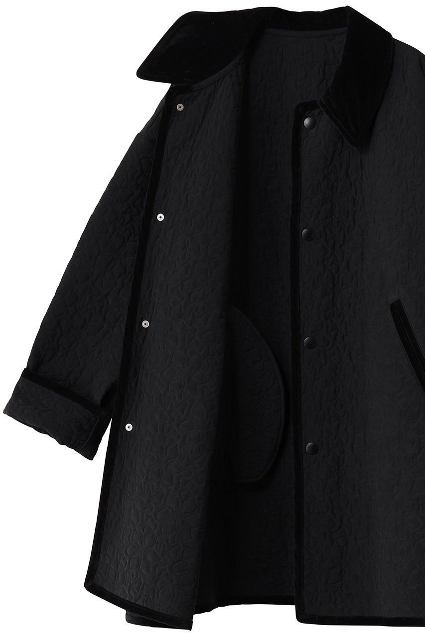 【オブラダ/Oblada】のフラワーエンブロイダリーコート 人気、トレンドファッション・服の通販 founy(ファニー) 　ファッション　Fashion　レディースファッション　Fashion for Women　アウター　Coat / Outerwear Collection　コート・ロングコート・ピーコート　Long Coats, Peacoats & More　おすすめ　Recommended / Our Picks　キルティング　Quilted, Quilting　フェミニン　Feminine, Girly　リラックス　Relax, Relaxed Fit　ロング　Long, Long-Length　エレガント 上品　Elegant　other-6|ID: prp329100004729540 ipo3291000000036228362