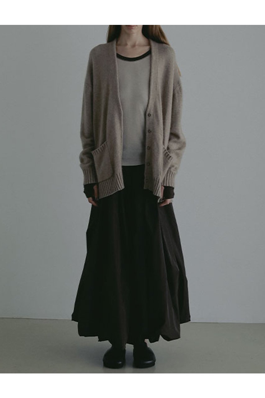 【エトレトウキョウ/ETRE TOKYO】のボリュームバルーンロングスカート 人気、トレンドファッション・服の通販 founy(ファニー) 　ファッション　Fashion　レディースファッション　Fashion for Women　スカート　Skirts　ロングスカート　Long Skirts / Maxi & Midi Skirts　カットソー　Cut and Sewn Top　カーディガン　Cardigan, Knitwear　スピンドル　Spindle, Drawcord　バルーン　Balloon, Balloon Silhouette　フォルム　Silhouette, Form　ベーシック　Basic, Essential　ロング　Long, Long-Length　新作・新入荷　New Arrivals / New In　A/W・秋冬　Autumn/Winter　other-2|ID: prp329100004729541 ipo3291000000034166706