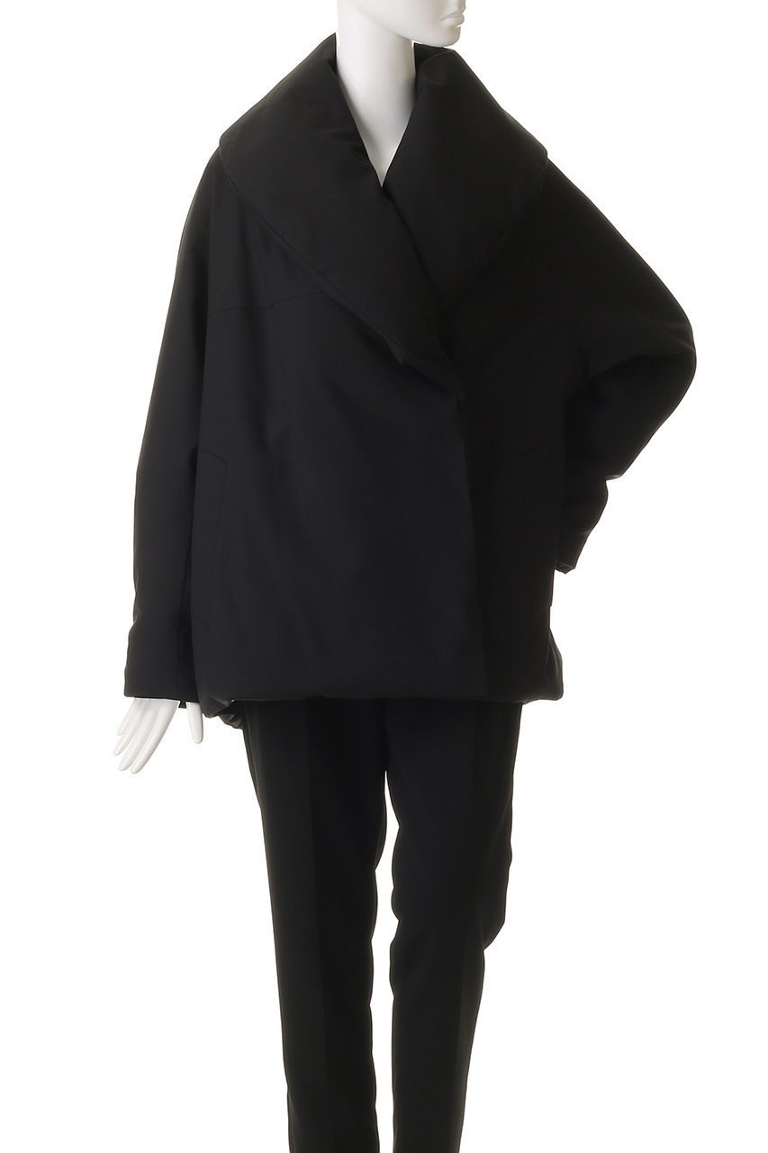 【エブール/ebure】のフォルムダウン ショールカラーミドルコート 人気、トレンドファッション・服の通販 founy(ファニー) 　ファッション　Fashion　レディースファッション　Fashion for Women　アウター　Coat / Outerwear Collection　コート・ロングコート・ピーコート　Long Coats, Peacoats & More　エレガント 上品　Elegant　スマート　Smart, Elegant　ダウン　Down, Puffer　ドローコード　Drawcord, Drawstring Cord　パターン　Pattern, Design Print　フォルム　Silhouette, Form　新作・新入荷　New Arrivals / New In　other-2|ID: prp329100004729592 ipo3291000000034166881