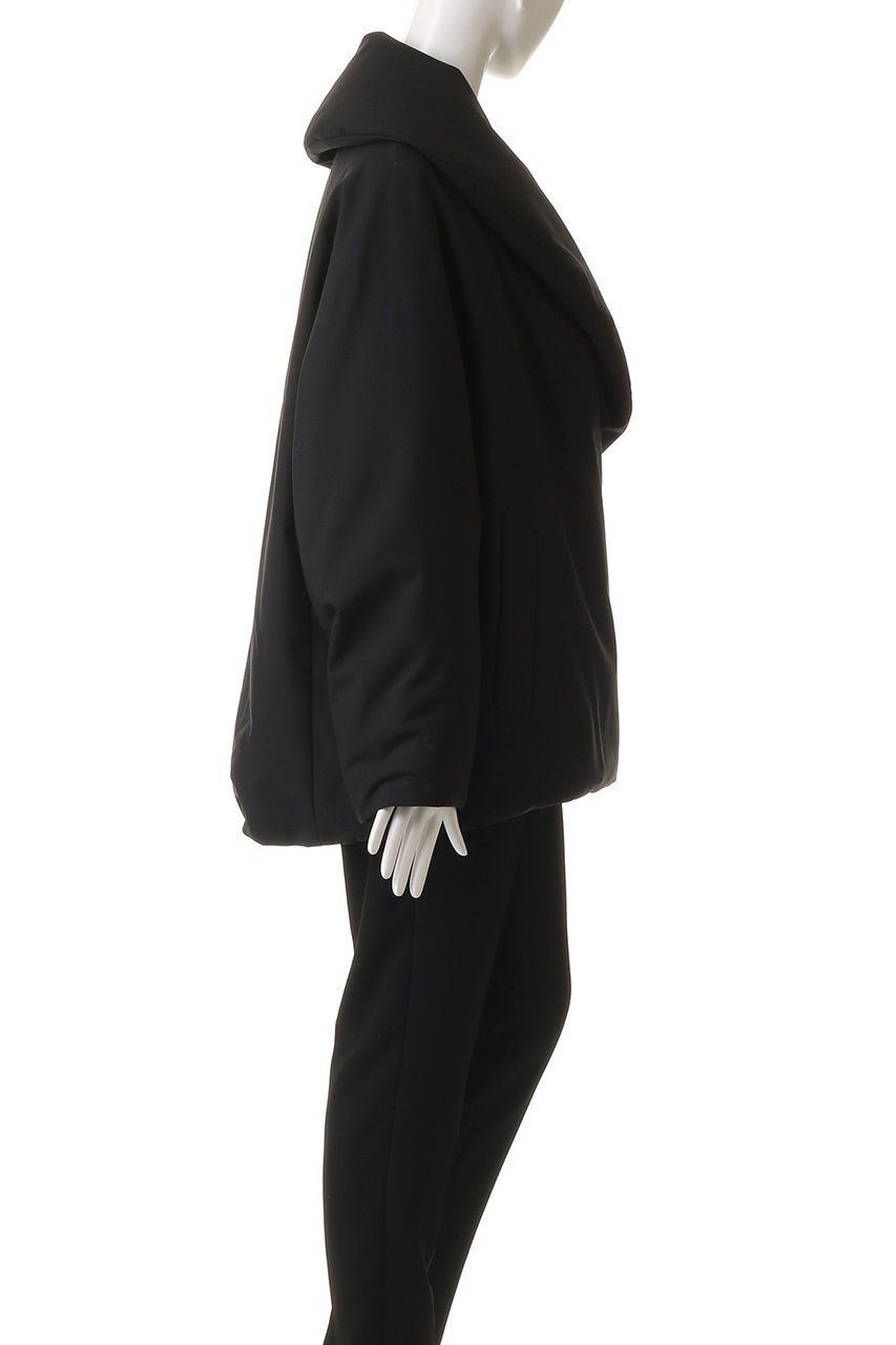 【エブール/ebure】のフォルムダウン ショールカラーミドルコート 人気、トレンドファッション・服の通販 founy(ファニー) 　ファッション　Fashion　レディースファッション　Fashion for Women　アウター　Coat / Outerwear Collection　コート・ロングコート・ピーコート　Long Coats, Peacoats & More　エレガント 上品　Elegant　スマート　Smart, Elegant　ダウン　Down, Puffer　ドローコード　Drawcord, Drawstring Cord　パターン　Pattern, Design Print　フォルム　Silhouette, Form　新作・新入荷　New Arrivals / New In　other-3|ID: prp329100004729592 ipo3291000000034166883