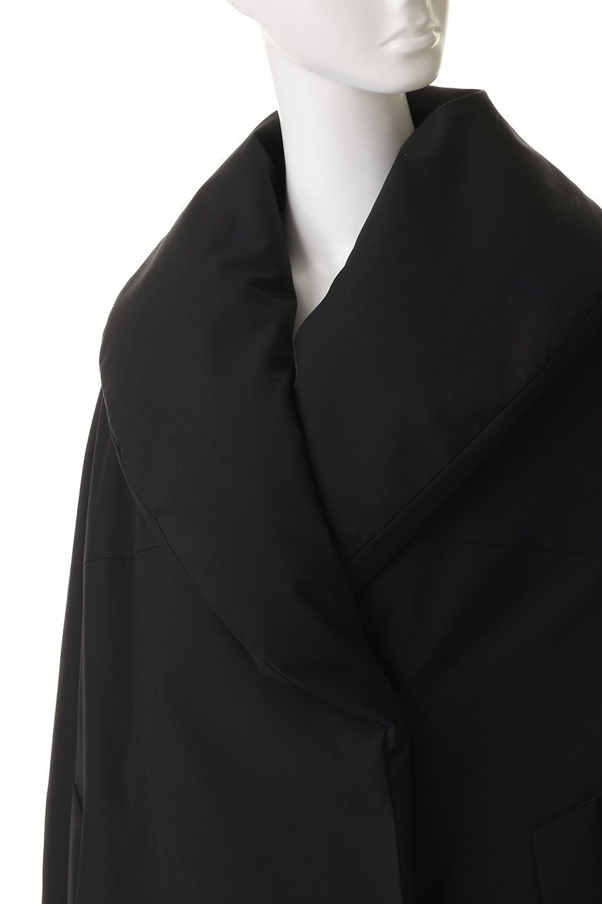 【エブール/ebure】のフォルムダウン ショールカラーミドルコート 人気、トレンドファッション・服の通販 founy(ファニー) 　ファッション　Fashion　レディースファッション　Fashion for Women　アウター　Coat / Outerwear Collection　コート・ロングコート・ピーコート　Long Coats, Peacoats & More　エレガント 上品　Elegant　スマート　Smart, Elegant　ダウン　Down, Puffer　ドローコード　Drawcord, Drawstring Cord　パターン　Pattern, Design Print　フォルム　Silhouette, Form　新作・新入荷　New Arrivals / New In　other-5|ID: prp329100004729592 ipo3291000000034166887