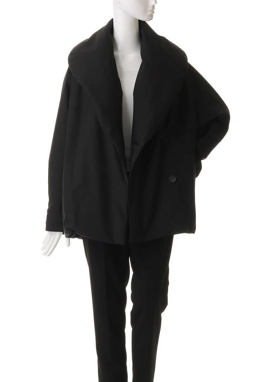 【エブール/ebure】のフォルムダウン ショールカラーミドルコート 人気、トレンドファッション・服の通販 founy(ファニー) 　ファッション　Fashion　レディースファッション　Fashion for Women　アウター　Coat / Outerwear Collection　コート・ロングコート・ピーコート　Long Coats, Peacoats & More　エレガント 上品　Elegant　スマート　Smart, Elegant　ダウン　Down, Puffer　ドローコード　Drawcord, Drawstring Cord　パターン　Pattern, Design Print　フォルム　Silhouette, Form　新作・新入荷　New Arrivals / New In　other-8|ID: prp329100004729592 ipo3291000000034166890