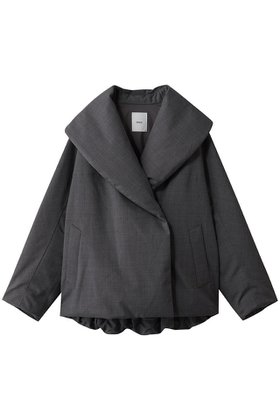 【エブール/ebure】のフォルムダウン ショールカラーミドルコート 人気、トレンドファッション・服の通販 founy(ファニー) ファッション Fashion レディースファッション Fashion for Women アウター Coat / Outerwear Collection コート・ロングコート・ピーコート Long Coats, Peacoats & More エレガント 上品 Elegant スマート Smart, Elegant ダウン Down, Puffer ドローコード Drawcord, Drawstring Cord パターン Pattern, Design Print フォルム Silhouette, Form |ID:prp329100004729592