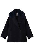 【エブール/ebure】のリュクスメルトン ショールカラーショートコート 人気、トレンドファッション・服の通販 founy(ファニー) ファッション Fashion レディースファッション Fashion for Women アウター Coat / Outerwear Collection コート・ロングコート・ピーコート Long Coats, Peacoats & More おすすめ Recommended / Our Picks クール Cool, Chic ショート Short, Short Length ショール Shawl, Wrap シンプル Simple, Minimal ハンド Hand, Handmade バランス Balance, Style Balance ポケット Pocket, Pocket Detail メルトン Melton, Heavy Wool 新作・新入荷 New Arrivals / New In |ID:prp329100004729594