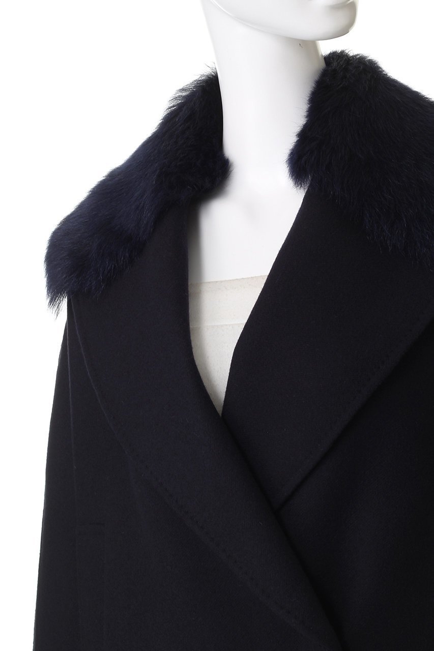 【エブール/ebure】のリュクスメルトン ショールカラーショートコート 人気、トレンドファッション・服の通販 founy(ファニー) 　ファッション　Fashion　レディースファッション　Fashion for Women　アウター　Coat / Outerwear Collection　コート・ロングコート・ピーコート　Long Coats, Peacoats & More　おすすめ　Recommended / Our Picks　クール　Cool, Chic　ショート　Short, Short Length　ショール　Shawl, Wrap　シンプル　Simple, Minimal　ハンド　Hand, Handmade　バランス　Balance, Style Balance　ポケット　Pocket, Pocket Detail　メルトン　Melton, Heavy Wool　other-5|ID: prp329100004729594 ipo3291000000036167138