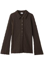 【マノフ/MANOF】のLACE SHIRTS TOPS BROWN|ID: prp329100004729597 ipo3291000000036228431