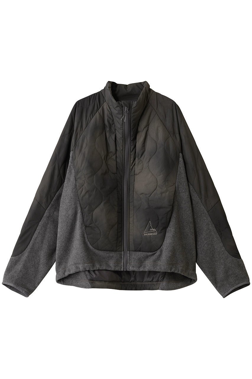 【アンドワンダー/and wander】の【UNISEX】ROA キルティング フリース ジャケット インテリア・キッズ・メンズ・レディースファッション・服の通販 founy(ファニー) 　ファッション　Fashion　レディースファッション　Fashion for Women　アウター　Coat / Outerwear Collection　レディースジャケット・軽アウター　Jackets　ブルゾンジャケット・スポーティアウター　Blouson Jackets　ユニセックス　Unisex, Genderless　キルティング　Quilted, Quilting　クール　Cool, Chic　ジャケット　Jacket, Outerwear　トレンド　Trend, Trending Now　ブルゾン　Blouson, Bomber Jacket　新作・新入荷　New Arrivals / New In　軽量　Lightweight, Ultra Light　グレー|ID: prp329100004729602 ipo3291000000034166960