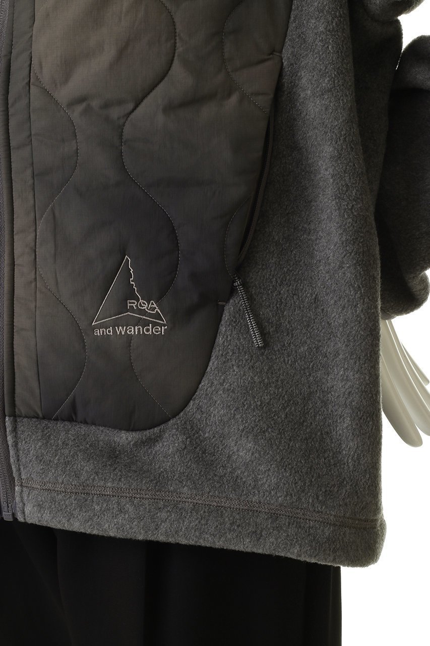 【アンドワンダー/and wander】の【UNISEX】ROA キルティング フリース ジャケット 人気、トレンドファッション・服の通販 founy(ファニー) 　ファッション　Fashion　レディースファッション　Fashion for Women　アウター　Coat / Outerwear Collection　レディースジャケット・軽アウター　Jackets　ブルゾンジャケット・スポーティアウター　Blouson Jackets　ユニセックス　Unisex, Genderless　キルティング　Quilted, Quilting　クール　Cool, Chic　ジャケット　Jacket, Outerwear　トレンド　Trend, Trending Now　ブルゾン　Blouson, Bomber Jacket　新作・新入荷　New Arrivals / New In　軽量　Lightweight, Ultra Light　other-5|ID: prp329100004729602 ipo3291000000034166968