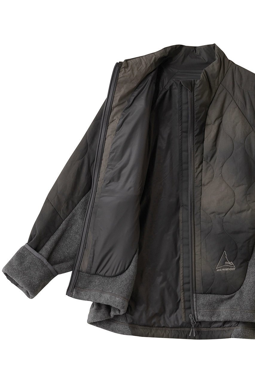 【アンドワンダー/and wander】の【UNISEX】ROA キルティング フリース ジャケット 人気、トレンドファッション・服の通販 founy(ファニー) 　ファッション　Fashion　レディースファッション　Fashion for Women　アウター　Coat / Outerwear Collection　レディースジャケット・軽アウター　Jackets　ブルゾンジャケット・スポーティアウター　Blouson Jackets　ユニセックス　Unisex, Genderless　キルティング　Quilted, Quilting　クール　Cool, Chic　ジャケット　Jacket, Outerwear　トレンド　Trend, Trending Now　ブルゾン　Blouson, Bomber Jacket　軽量　Lightweight, Ultra Light　other-6|ID: prp329100004729602 ipo3291000000035679332