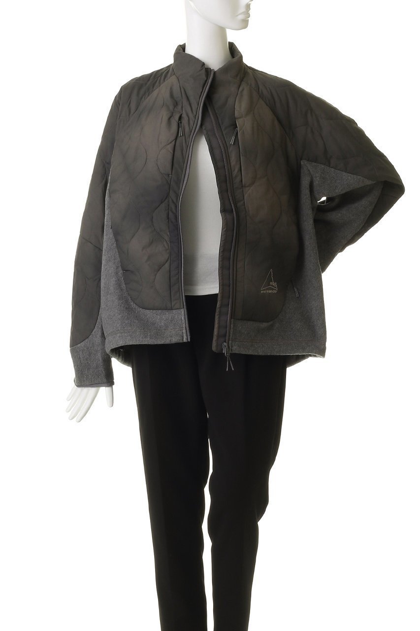 【アンドワンダー/and wander】の【UNISEX】ROA キルティング フリース ジャケット 人気、トレンドファッション・服の通販 founy(ファニー) 　ファッション　Fashion　レディースファッション　Fashion for Women　アウター　Coat / Outerwear Collection　レディースジャケット・軽アウター　Jackets　ブルゾンジャケット・スポーティアウター　Blouson Jackets　ユニセックス　Unisex, Genderless　キルティング　Quilted, Quilting　クール　Cool, Chic　ジャケット　Jacket, Outerwear　トレンド　Trend, Trending Now　ブルゾン　Blouson, Bomber Jacket　軽量　Lightweight, Ultra Light　other-8|ID: prp329100004729602 ipo3291000000035679336