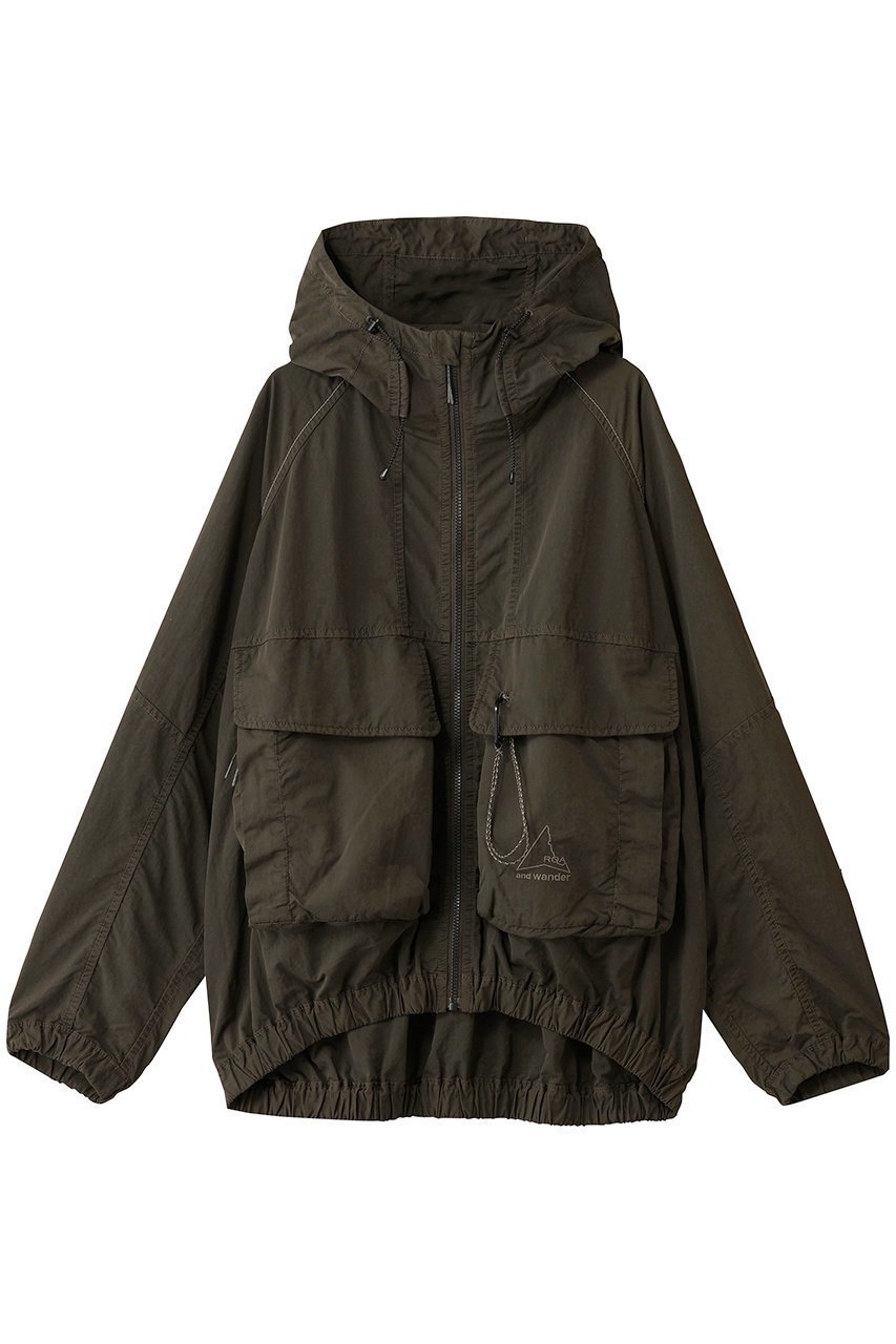 【アンドワンダー/and wander】の【UNISEX】ROA ガーメント ダイ ナイロン フーデッド ジャケット インテリア・キッズ・メンズ・レディースファッション・服の通販 founy(ファニー) 　ファッション　Fashion　レディースファッション　Fashion for Women　アウター　Coat / Outerwear Collection　レディースジャケット・軽アウター　Jackets　ブルゾンジャケット・スポーティアウター　Blouson Jackets　ユニセックス　Unisex, Genderless　アウトドア　Outdoor Clothing　ジャケット　Jacket, Outerwear　ブルゾン　Blouson, Bomber Jacket　ポケット　Pocket, Pocket Detail　モダン　Modern, Contemporary　カーキ|ID: prp329100004729605 ipo3291000000034166977