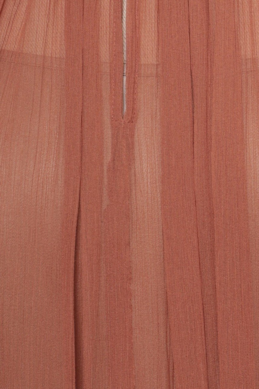 【オブリオ/AUBRIOT】のシルククレープ ワンピース 人気、トレンドファッション・服の通販 founy(ファニー) 　ファッション　Fashion　レディースファッション　Fashion for Women　ワンピース　Dresses　チュニック　Tunic Tops & Dresses　エアリー　Airy Texture　エレガント 上品　Elegant　ギャザー　Gathered, Ruffled　シルク　Silk, 100% Silk　チュニック　Tunic, Long Top　ドレス　Dress, One-Piece　ドレープ　Drape, Draping Fabric　リボン　Ribbon, Bow　ロマンティック　Romantic, Feminine Style　ロング　Long, Long-Length　other-7|ID: prp329100004729608 ipo3291000000035500875