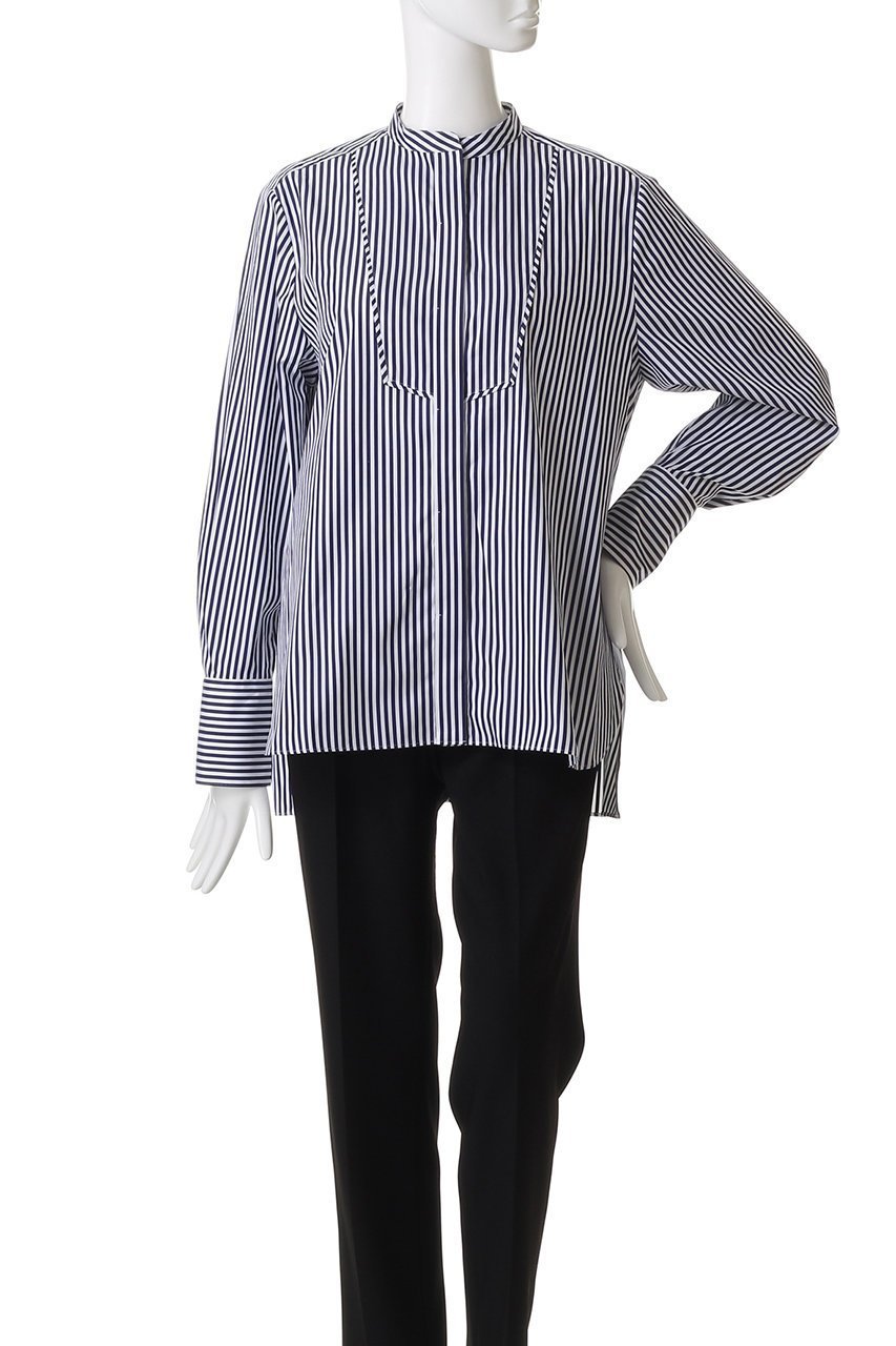 【オブリオ/AUBRIOT】のファインブロード ストライプシャツ 人気、トレンドファッション・服の通販 founy(ファニー) 　ファッション　Fashion　レディースファッション　Fashion for Women　トップス・カットソー　Cut & Sew Tops　シャツ・ブラウス・オフィスカジュアル　Elegant Blouses & Button-Ups　クラシック　Classic, Timeless Style　ストライプ　Stripe, Striped Pattern　スリーブ　Sleeve, Long Sleeve / Short Sleeve　ドレス　Dress, One-Piece　フィット　Fit, Slim Fit　メンズ　Men's, Menswear　ロング　Long, Long-Length　エレガント 上品　Elegant　定番　Standard, Basic Item　新作・新入荷　New Arrivals / New In　other-2|ID: prp329100004729613 ipo3291000000034167036