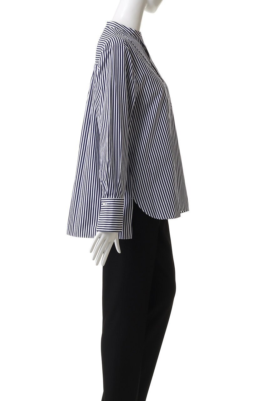 【オブリオ/AUBRIOT】のファインブロード ストライプシャツ 人気、トレンドファッション・服の通販 founy(ファニー) 　ファッション　Fashion　レディースファッション　Fashion for Women　トップス・カットソー　Cut & Sew Tops　シャツ・ブラウス・オフィスカジュアル　Elegant Blouses & Button-Ups　クラシック　Classic, Timeless Style　ストライプ　Stripe, Striped Pattern　スリーブ　Sleeve, Long Sleeve / Short Sleeve　ドレス　Dress, One-Piece　フィット　Fit, Slim Fit　メンズ　Men's, Menswear　ロング　Long, Long-Length　エレガント 上品　Elegant　定番　Standard, Basic Item　新作・新入荷　New Arrivals / New In　other-3|ID: prp329100004729613 ipo3291000000034167037