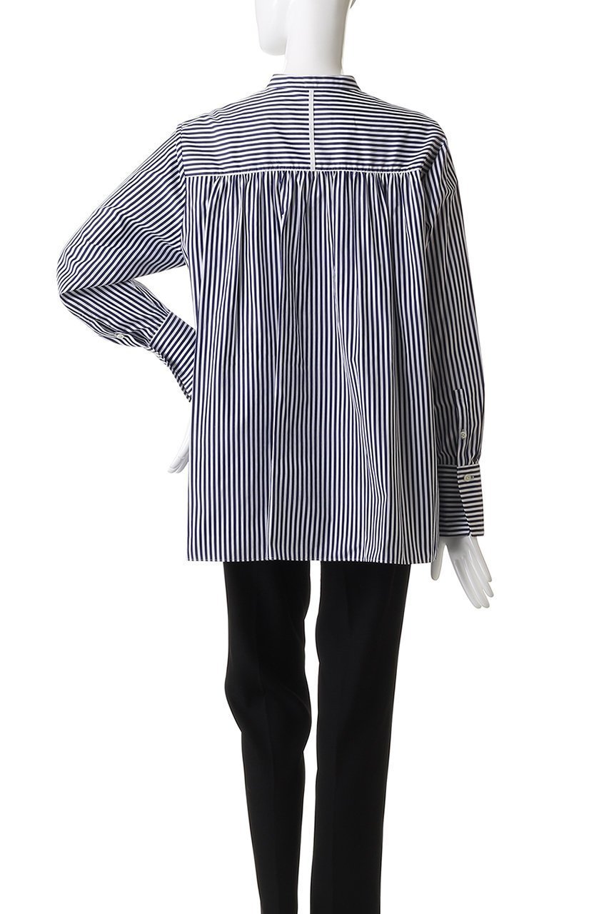 【オブリオ/AUBRIOT】のファインブロード ストライプシャツ 人気、トレンドファッション・服の通販 founy(ファニー) 　ファッション　Fashion　レディースファッション　Fashion for Women　トップス・カットソー　Cut & Sew Tops　シャツ・ブラウス・オフィスカジュアル　Elegant Blouses & Button-Ups　クラシック　Classic, Timeless Style　ストライプ　Stripe, Striped Pattern　スリーブ　Sleeve, Long Sleeve / Short Sleeve　ドレス　Dress, One-Piece　フィット　Fit, Slim Fit　メンズ　Men's, Menswear　ロング　Long, Long-Length　エレガント 上品　Elegant　定番　Standard, Basic Item　新作・新入荷　New Arrivals / New In　other-4|ID: prp329100004729613 ipo3291000000034167038