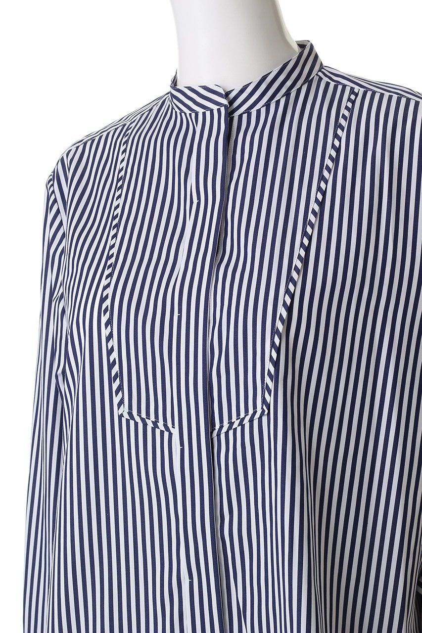【オブリオ/AUBRIOT】のファインブロード ストライプシャツ 人気、トレンドファッション・服の通販 founy(ファニー) 　ファッション　Fashion　レディースファッション　Fashion for Women　トップス・カットソー　Cut & Sew Tops　シャツ・ブラウス・オフィスカジュアル　Elegant Blouses & Button-Ups　クラシック　Classic, Timeless Style　ストライプ　Stripe, Striped Pattern　スリーブ　Sleeve, Long Sleeve / Short Sleeve　ドレス　Dress, One-Piece　フィット　Fit, Slim Fit　メンズ　Men's, Menswear　ロング　Long, Long-Length　エレガント 上品　Elegant　定番　Standard, Basic Item　新作・新入荷　New Arrivals / New In　other-5|ID: prp329100004729613 ipo3291000000034167039