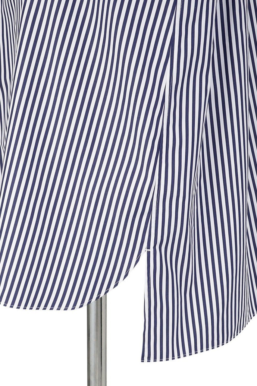 【オブリオ/AUBRIOT】のファインブロード ストライプシャツ 人気、トレンドファッション・服の通販 founy(ファニー) 　ファッション　Fashion　レディースファッション　Fashion for Women　トップス・カットソー　Cut & Sew Tops　シャツ・ブラウス・オフィスカジュアル　Elegant Blouses & Button-Ups　クラシック　Classic, Timeless Style　ストライプ　Stripe, Striped Pattern　スリーブ　Sleeve, Long Sleeve / Short Sleeve　ドレス　Dress, One-Piece　フィット　Fit, Slim Fit　メンズ　Men's, Menswear　ロング　Long, Long-Length　エレガント 上品　Elegant　定番　Standard, Basic Item　other-7|ID: prp329100004729613 ipo3291000000035971893